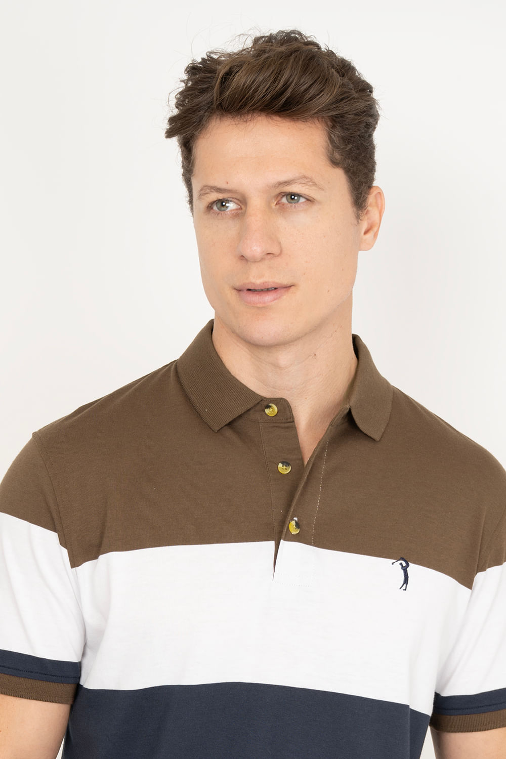 Camisa-Polo-Aleatory-Listrada-Coach-Marrom-Marrom-P