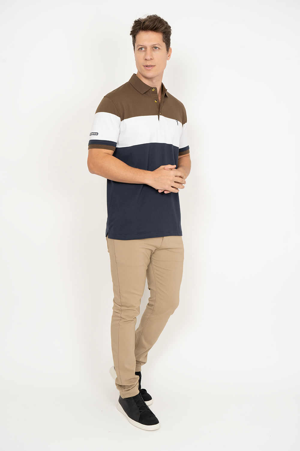 Camisa-Polo-Aleatory-Listrada-Coach-Marrom-Marrom-P
