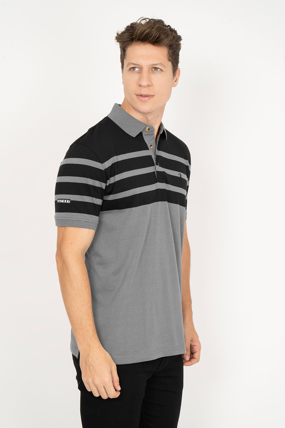 Camisa-Polo-Aleatory-Listrada-Endorse-Cinza-Cinza-P