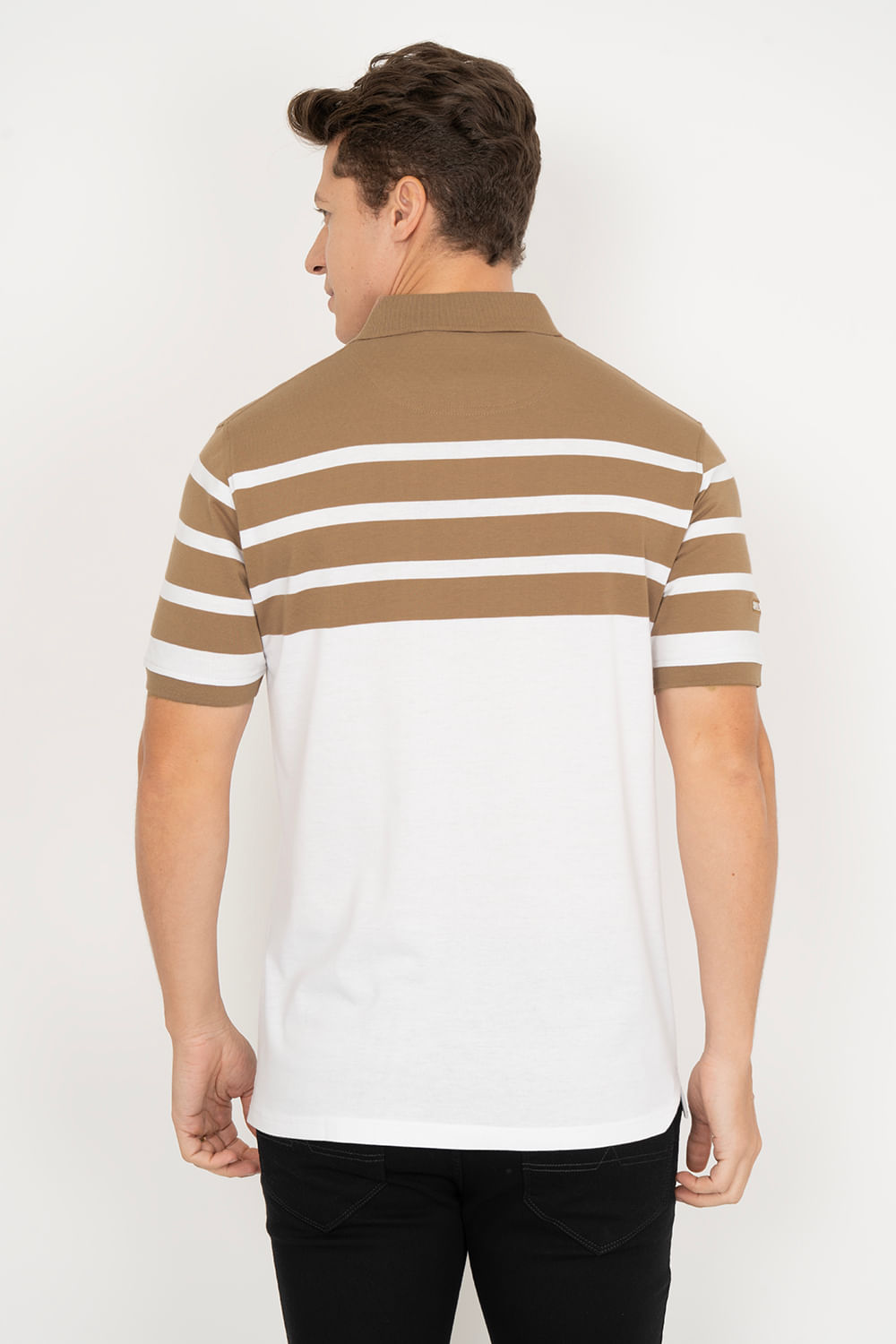 Camisa-Polo-Aleatory-Listrada-Endorse-Marrom-Marrom-P
