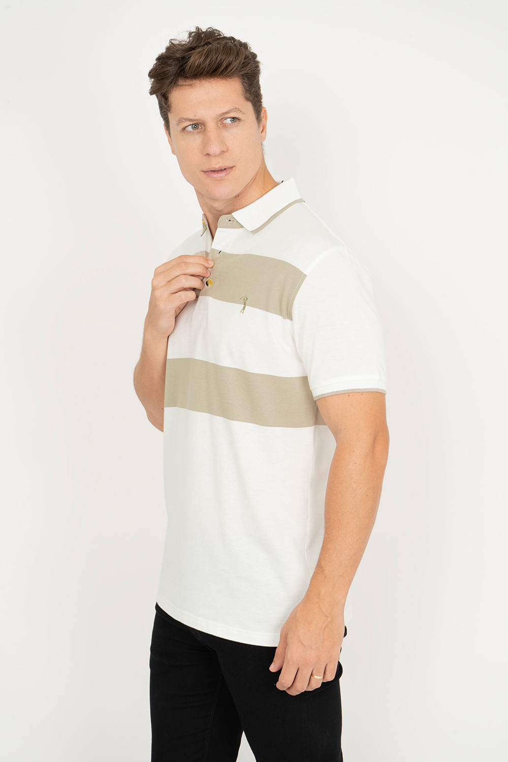 Camisa-Polo-Aleatory-Listrada-Cane-Bege-Bege-P