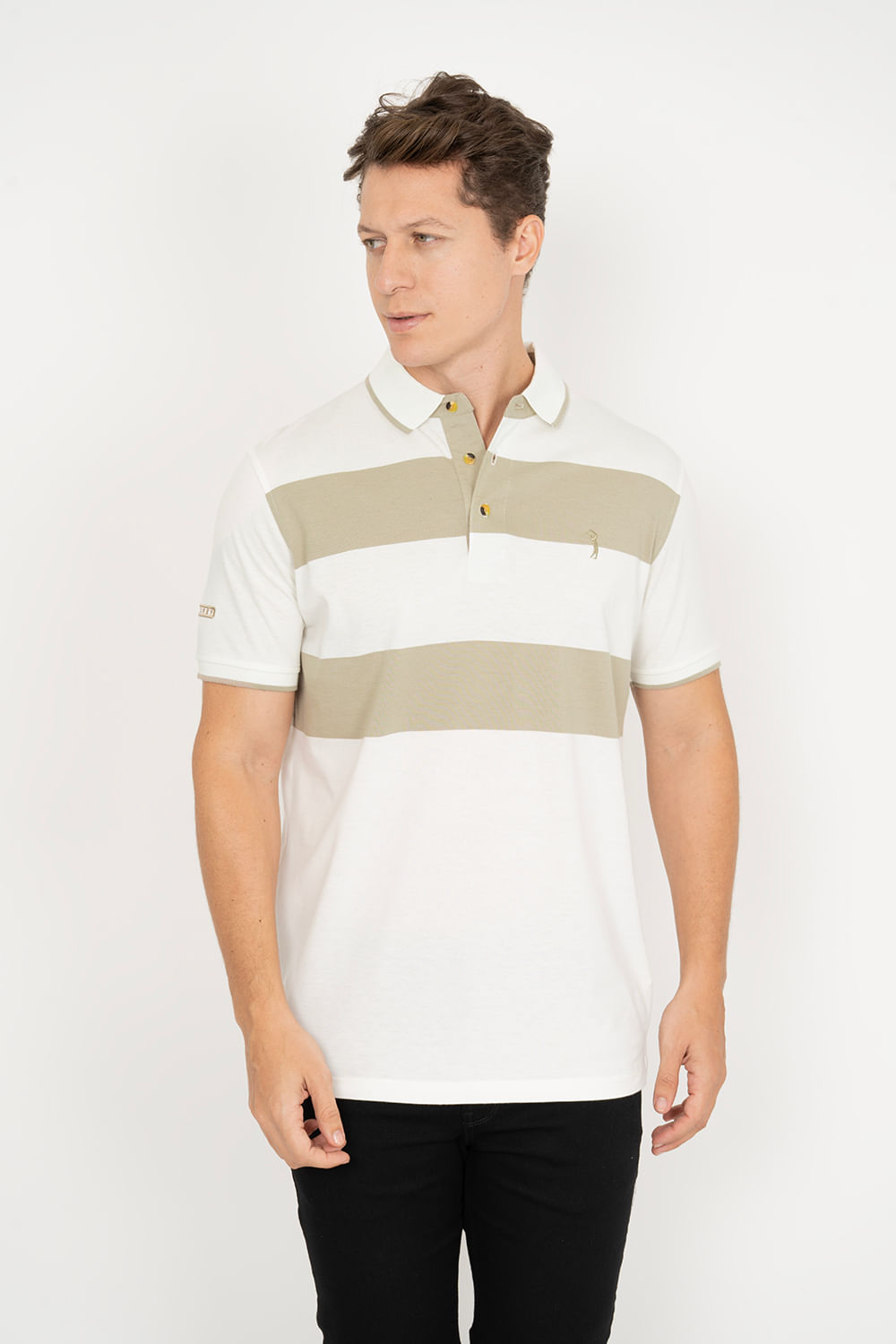 Camisa-Polo-Aleatory-Listrada-Cane-Bege-Bege-P