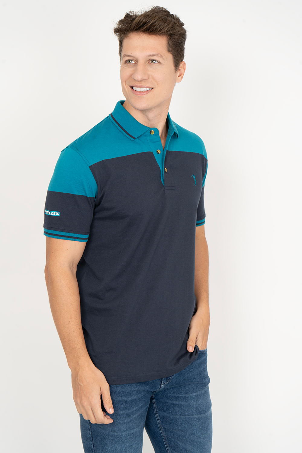 Camisa-Polo-Aleatory-Listrada-Harbor-Azul-Azul-Marinho-P