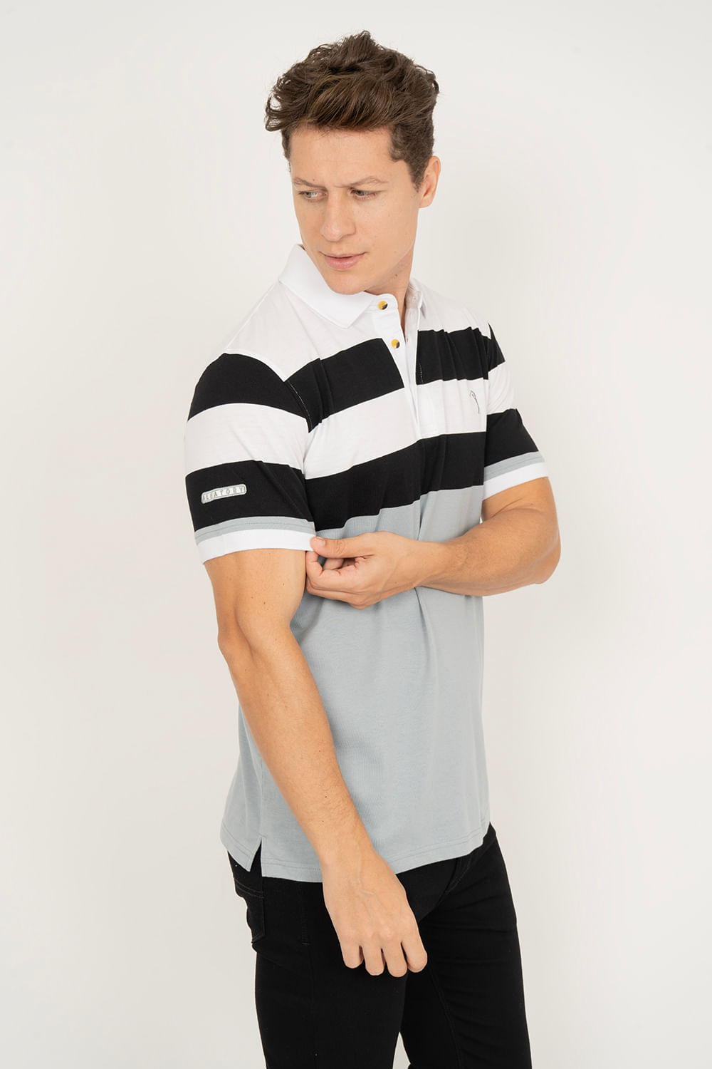 Camisa-Polo-Aleatory-Listrada-Relieve-Branca-Branco-P