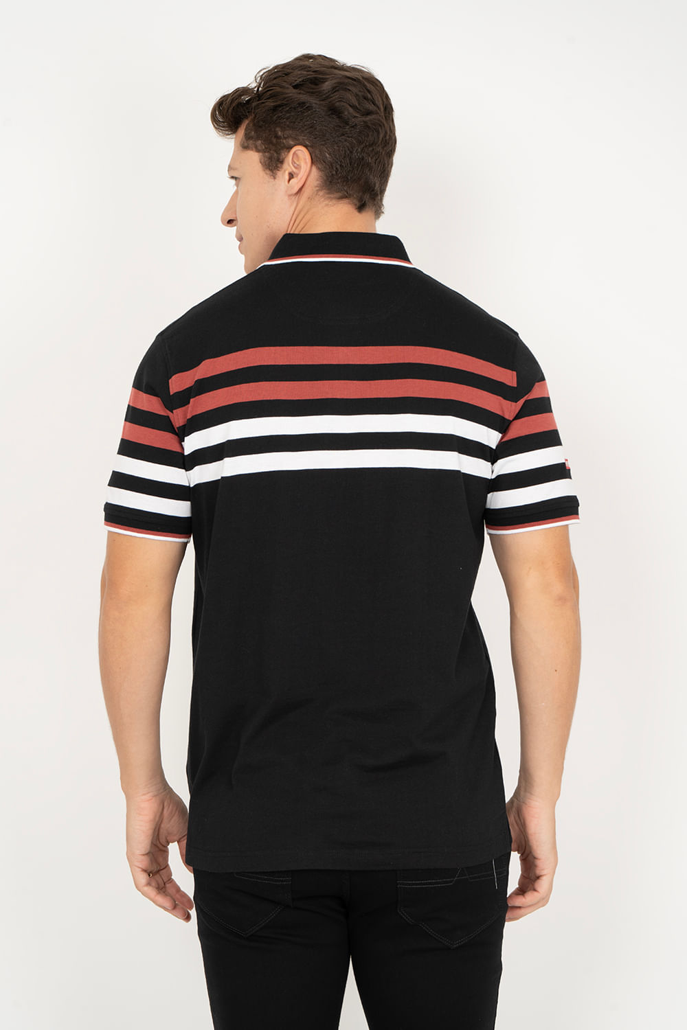 Camisa-Polo-Aleatory-Listrada-Deck-Preto-Preto-P