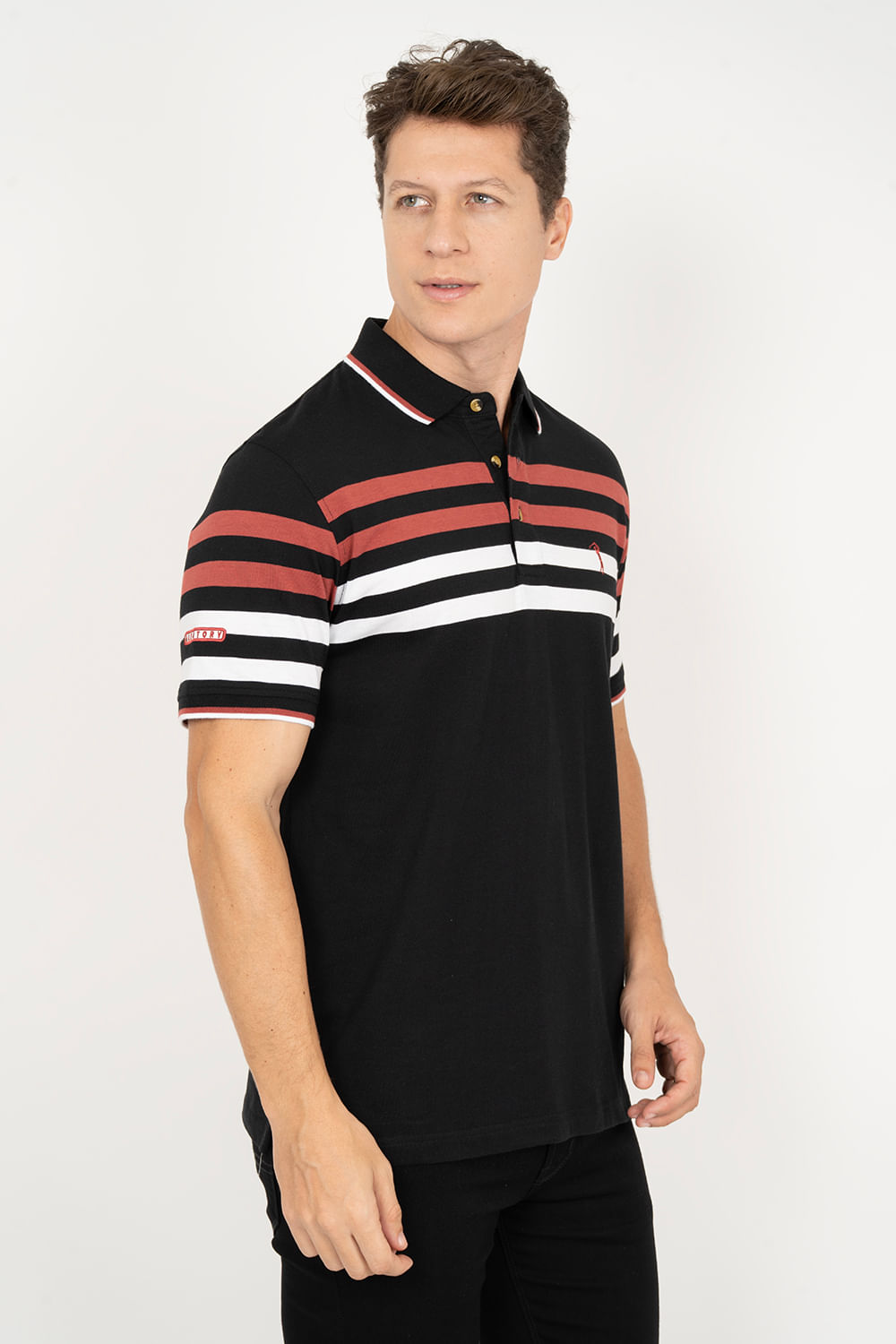Camisa-Polo-Aleatory-Listrada-Deck-Preto-Preto-P