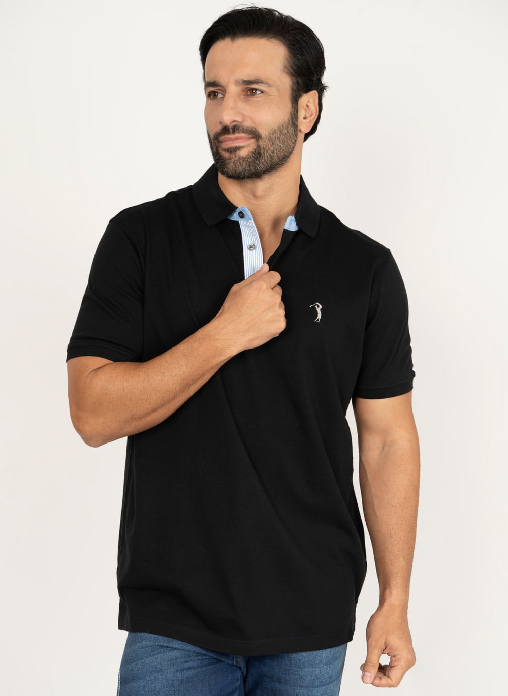 Camisa-Polo-Aleatory-Lisa-Pound-Preto-Preto-P
