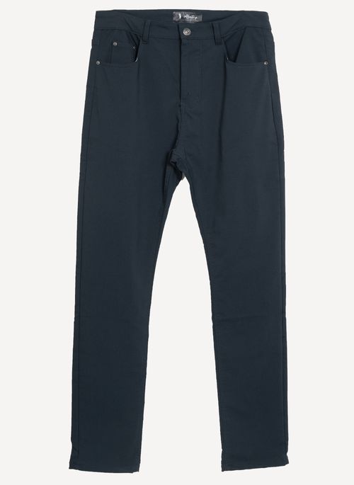 Calça Sarja Aleatory Tecido Tecnológico 5 Bolsos Marinho