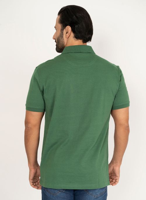 Camisa Polo Aleatory Lisa Pound Verde Escuro