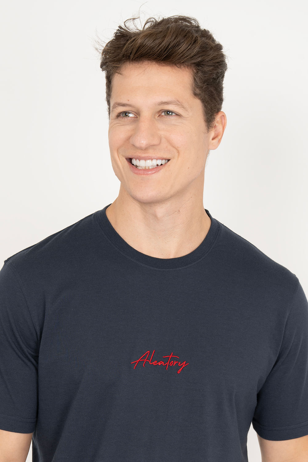 Camiseta-Aleatory-Listrada-Remember-Marinho-Azul-Marinho-P