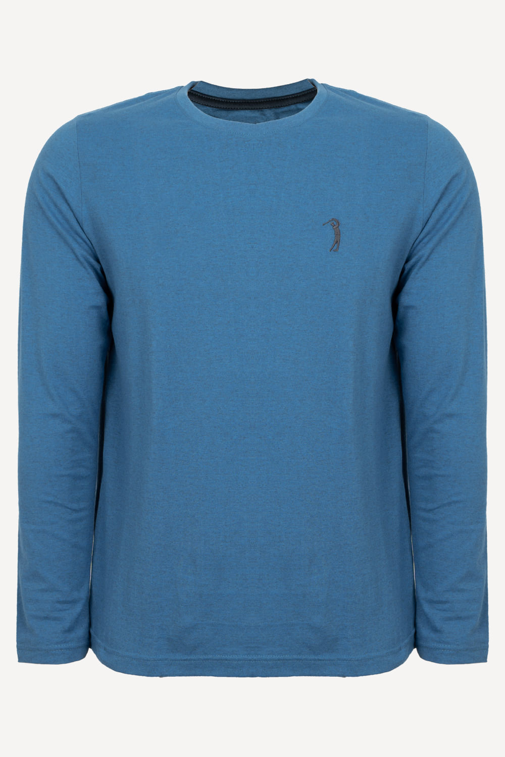 Camiseta-Aleatory-Lisa-Manga-Longa-Freedom-Mescla-Azul-Azul-P
