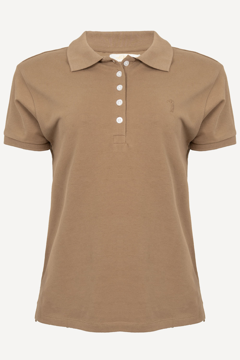 Camisa-Polo-Aleatory-Feminina-Lisa-Bege-Escuro-Bege-P