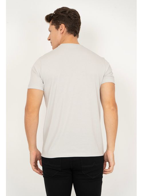 Camiseta Lisa Aleatory Pima Cinza