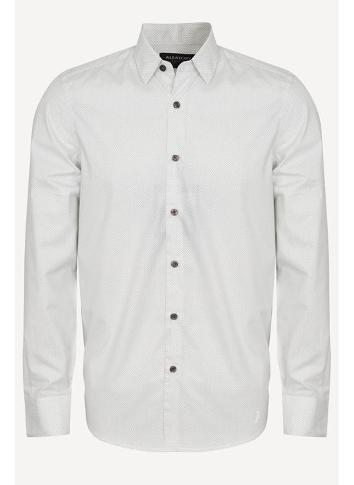 Camisa Signature Estampada Antibes Branco