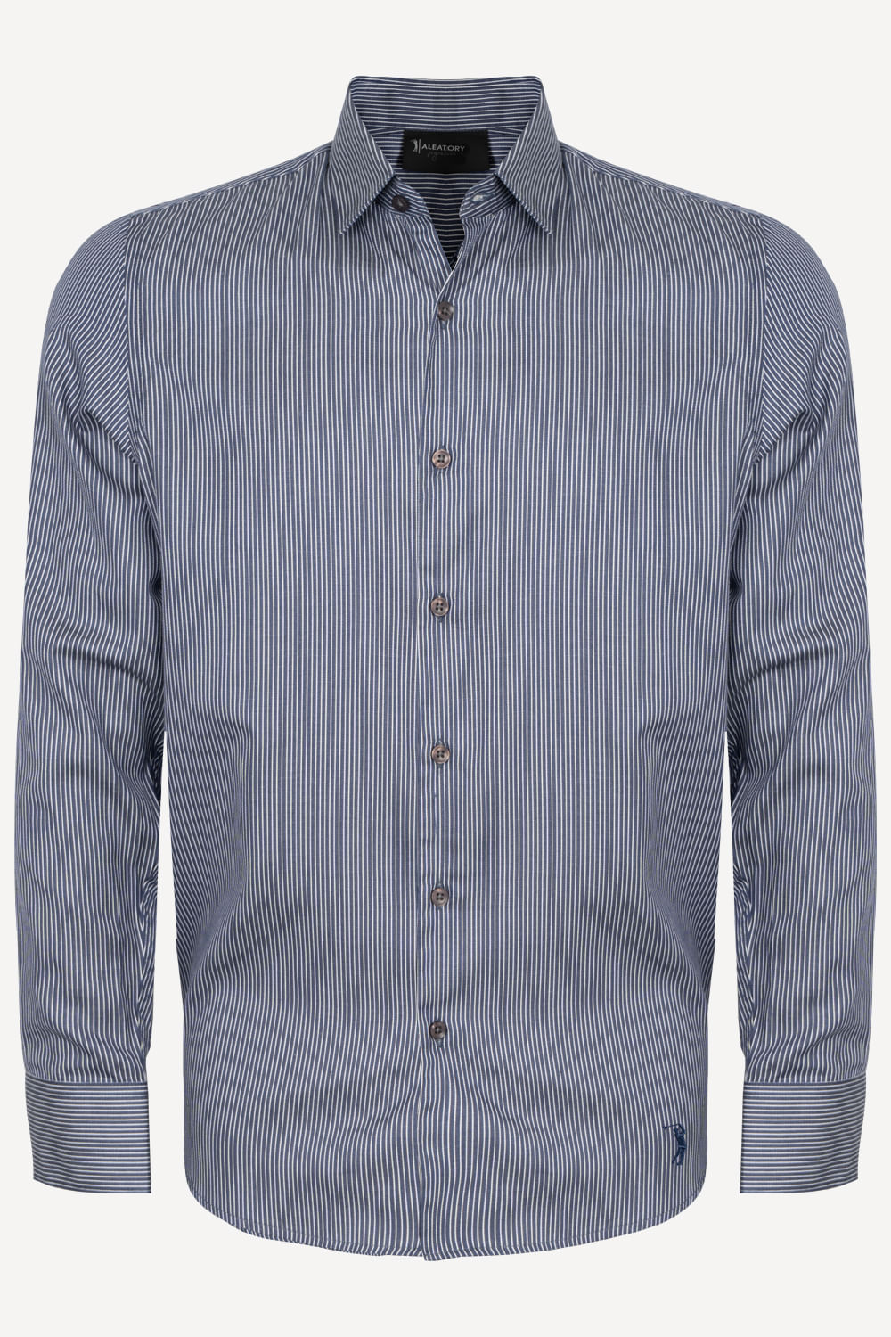 Camisa-Signature-Listrada-Mayfair-Marinho-Azul-Marinho-P