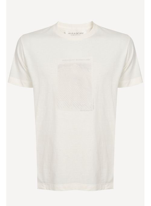 Camiseta Signature Estampada Victorian Creme