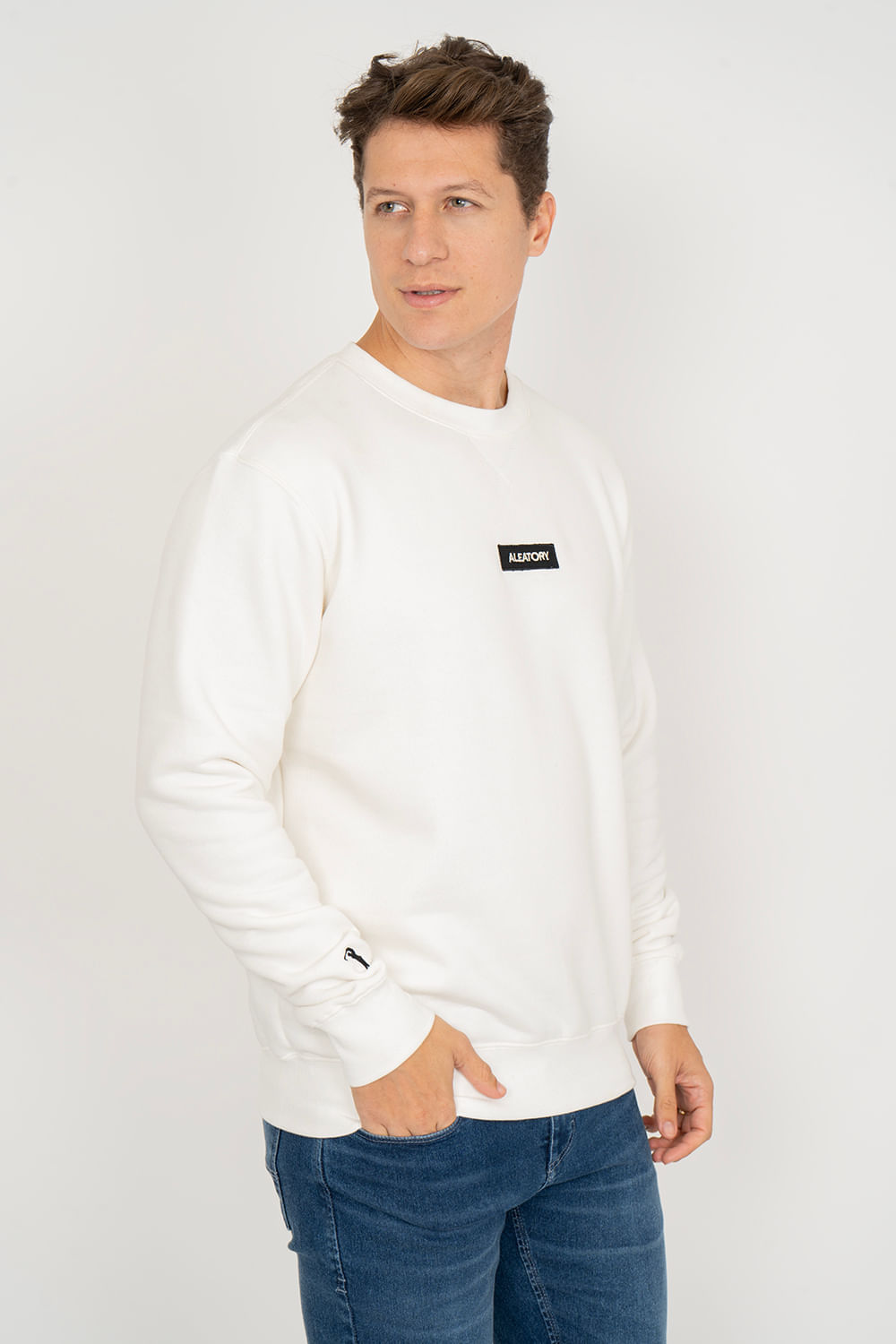 Blusao-Moletom-Aleatory-Roma-Star-White-Cinza-Claro-P