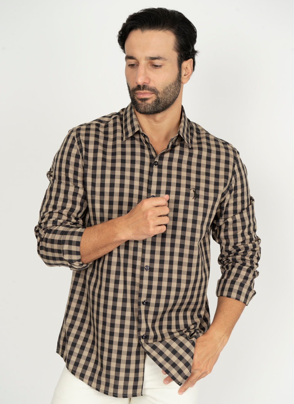 Camisa-Xadrez-Aleatory-Palmer-Marrom-Marrom-M