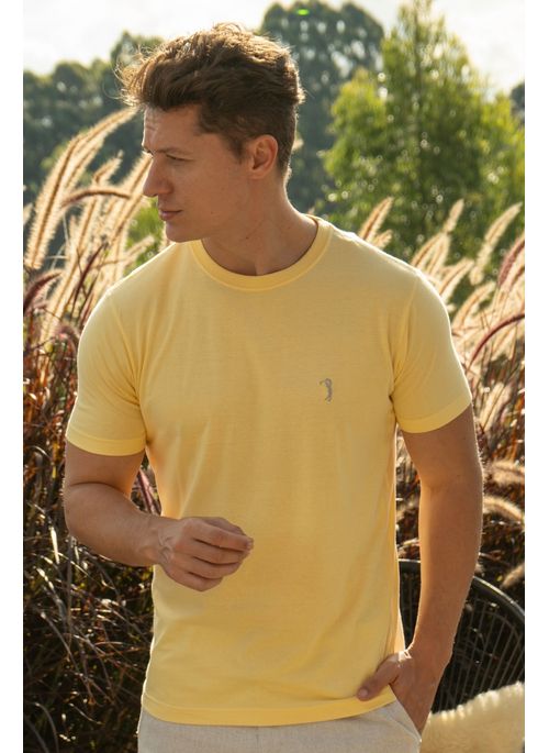 Camiseta Amarelo Lisa Aleatory