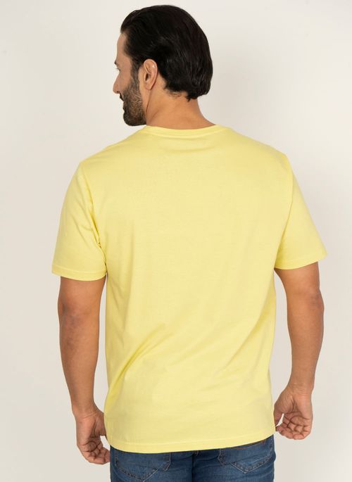 Camiseta Amarelo Lisa Aleatory