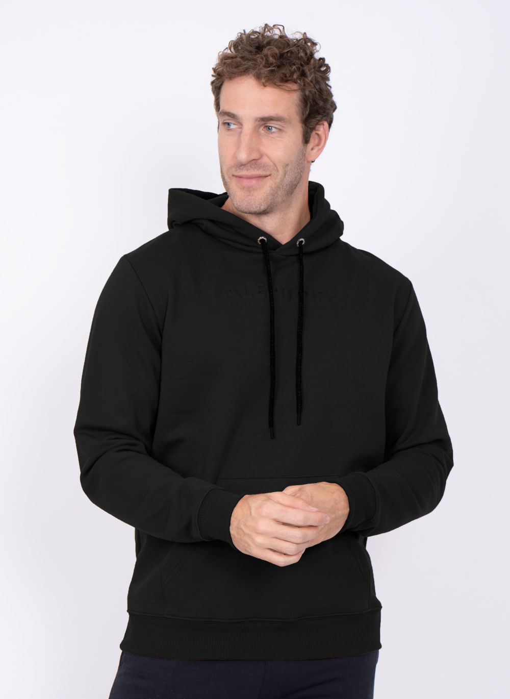 Blusao-Moletom-Aleatory-Label-Preto-Preto-GG