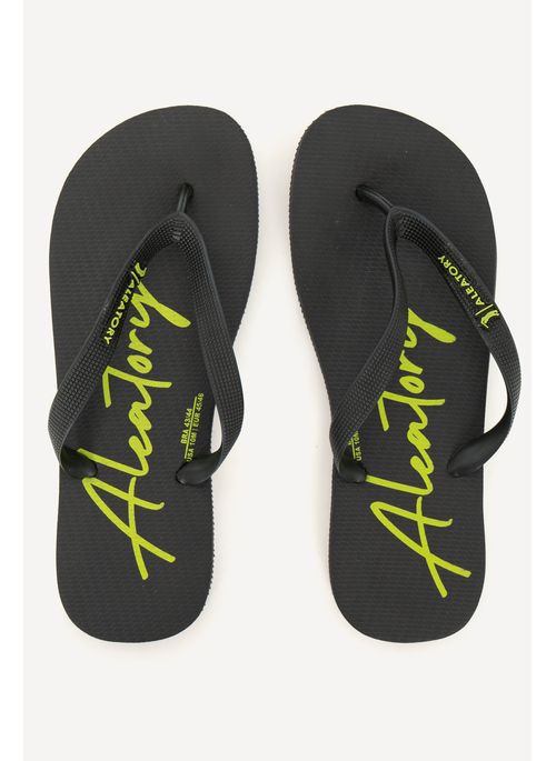 Chinelo Aleatory Comfort Preto