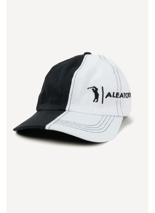 Boné Estampado Aleatory Split Branco