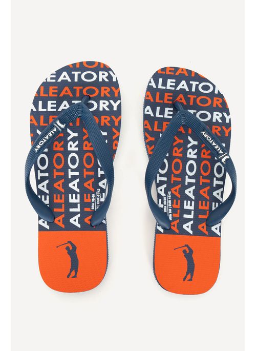 Chinelo Aleatory Comfort Azul