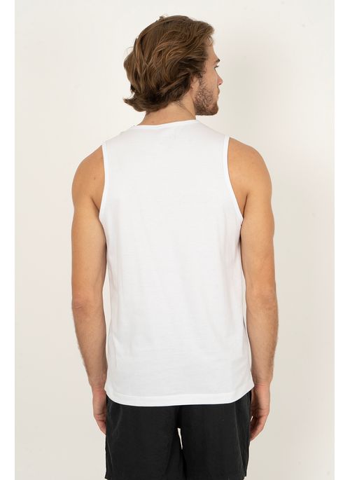 Camiseta Regata Aleatory Básica Branca