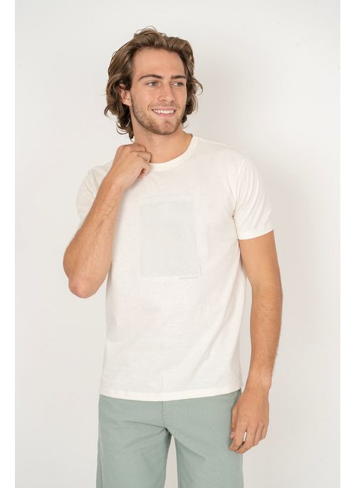 Camiseta Signature Estampada Victorian Creme