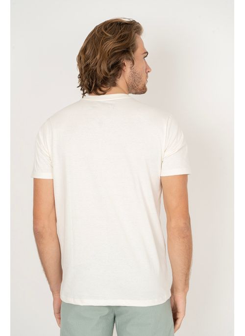 Camiseta Signature Estampada Victorian Creme