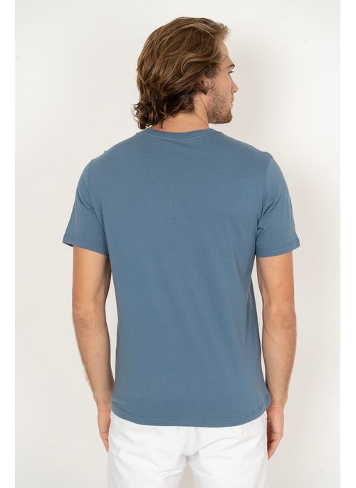 Camiseta Aleatory Estampada Spot Azul