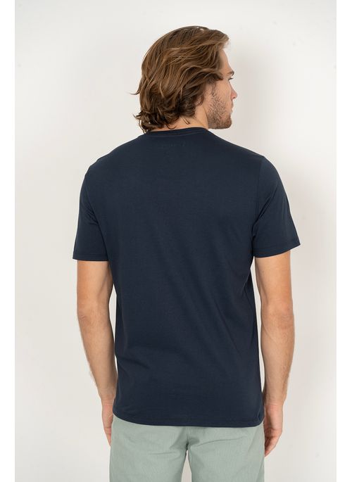 Camiseta Aleatory Estampada Shutter Marinho