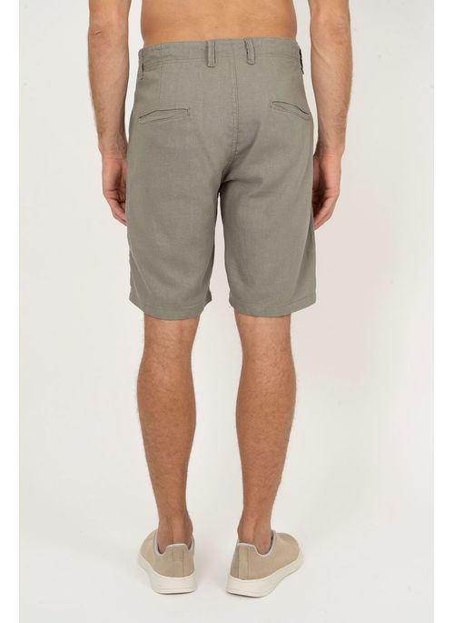 Bermuda Sarja Aleatory Flat Dusky Green