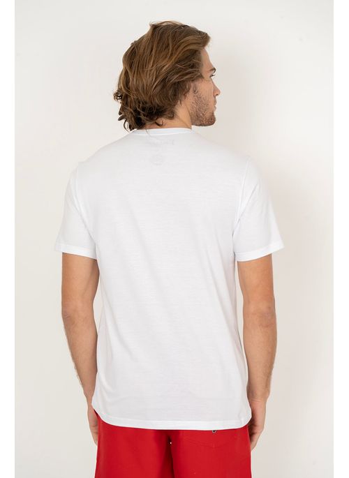 Camiseta Aleatory Estampada Port Branca