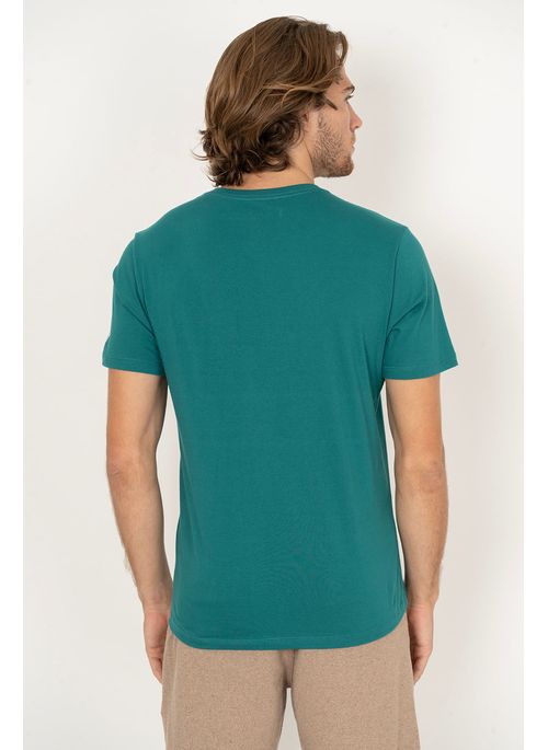 Camiseta Aleatory Estampada Blend Verde