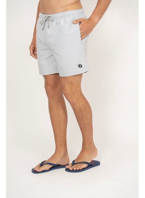 Shorts Liso Aleatory Voutoumi Cinza