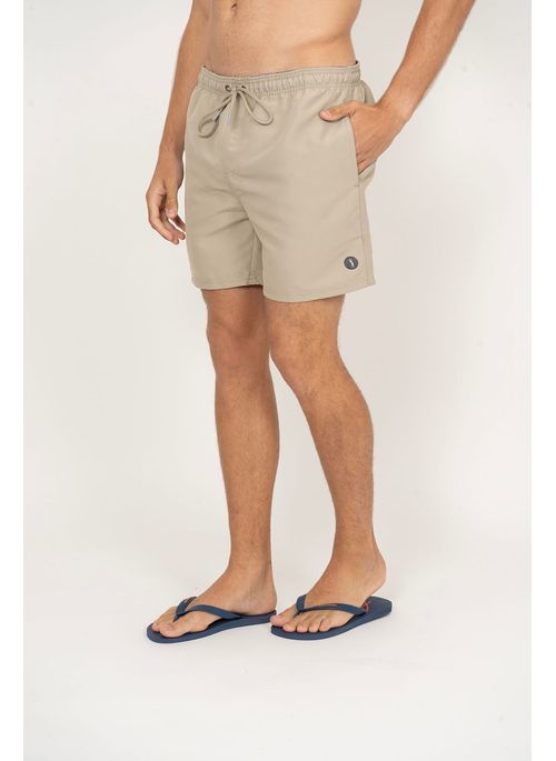 Shorts Liso Aleatory Voutoumi Khaki
