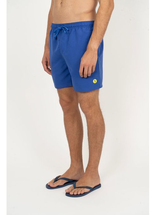 Shorts Liso Aleatory Voutoumi Azul