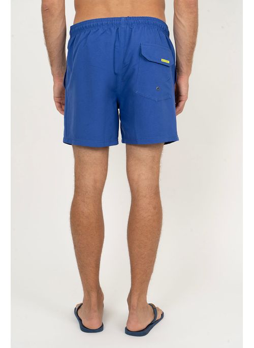 Shorts Liso Aleatory Voutoumi Azul