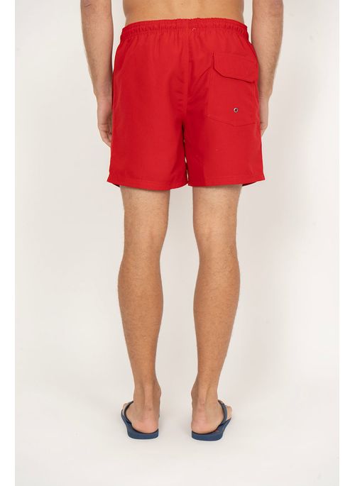 Shorts Liso Aleatory Voutoumi Vermelho