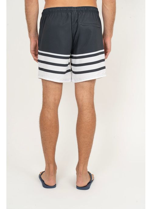 Shorts Aleatory Estampado Diving Marinho