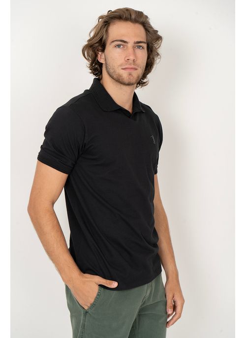 Camisa Polo Aleatory Hatton Preto