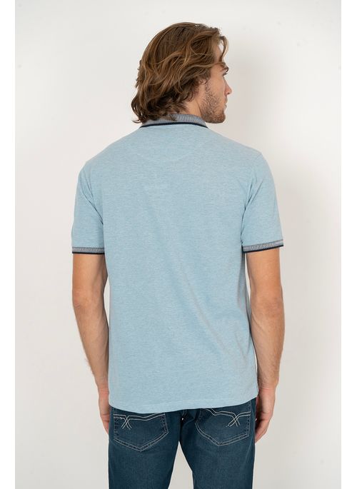 Camisa Polo Aleatory Hovland Azul