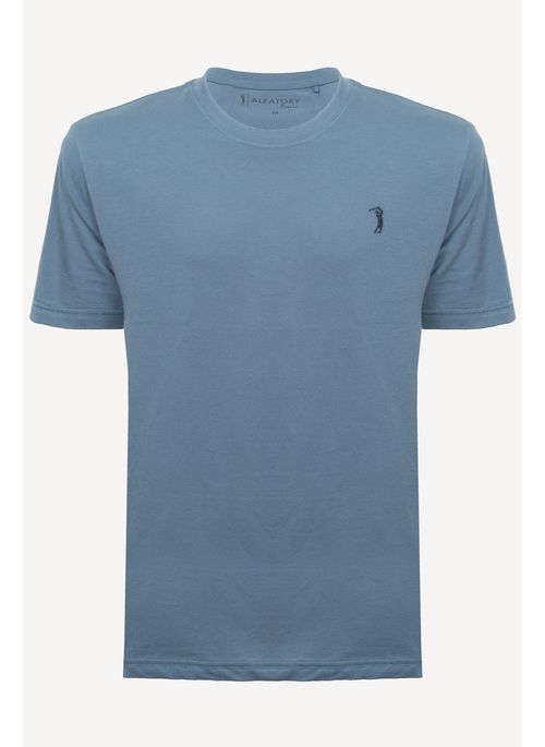 Camiseta Aleatory Lisa Smoke Blue
