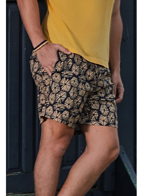 Shorts Aleatory Estampado Solstício Marinho