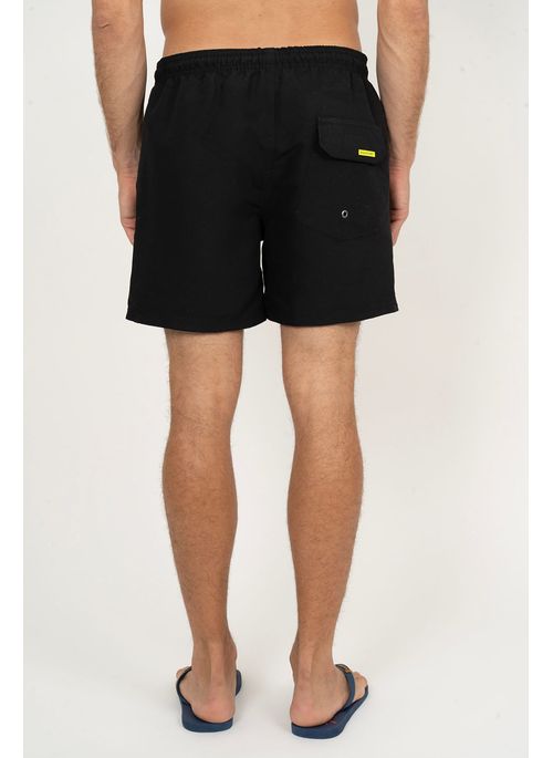 Shorts Liso Aleatory Voutoumi Preto