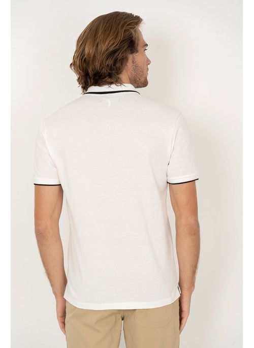 Camisa Polo Aleatory Dante Creme