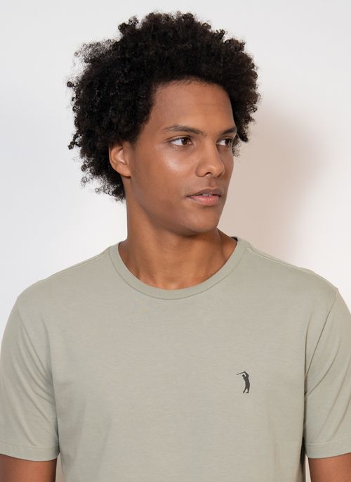 Camiseta Aleatory Estampada Simp Verde