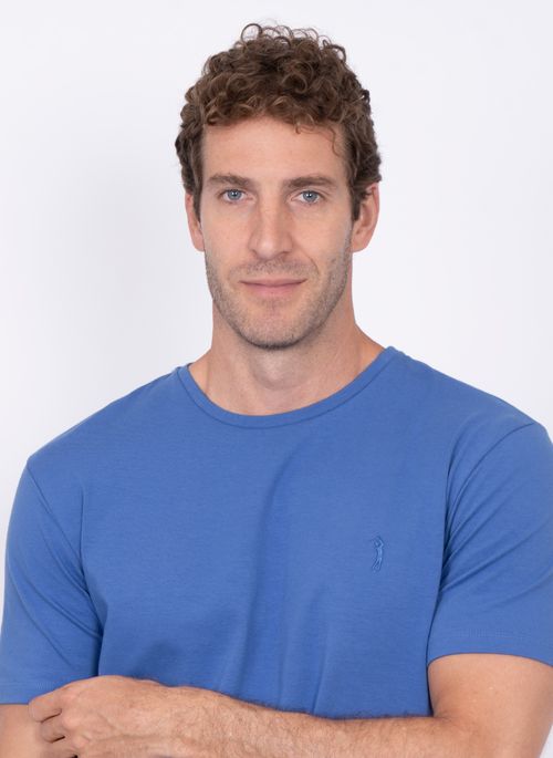 Camiseta Aleatory Stretch Azul Royal